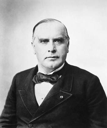 WILLIAM McKINLEY (1843-1901). 25th President of the United States. Photographed in 1894 while he was Governor of Ohio.  Copyright: xGRANGERx xGRANGERx 0050969