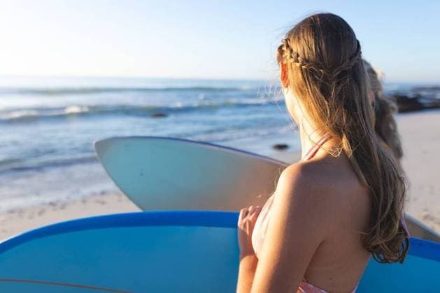 Young Caucasian woman holds a surfboard on the beach, with copy space Young Caucasian woman holds a surfboard on the beach, with copy space. She s ready for a surfing session in the ocean at sunrise., model released, , property released, Cape Town, South Africa, 2024-01-23T22:00:00.000Z, 5113212.jpg, people,Caucasian woman,surfboard,beach,surfing,ocean,sunrise,copy space,wave,water,sport,activity,outdoor,leisure,lifestyle,adventure,young,female,girl,beachwear,vacation,travel,sea,horizon,sky,summer,holiday,coastline,recreational,healthy,fitness,wellness,energetic,active,hobby,nature,morning,dawn,sunshine,warm,beautiful,fun,enjoyment,excitement,challenge,athletic,exercise,motion,dynamic,vibrant,outdoors Young Adult,Woman,Female,White