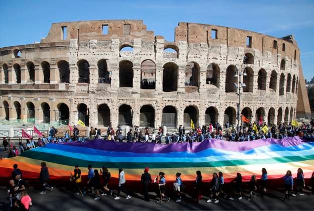 Bilder des Jahres 2024, News 03 März News Themen der Woche KW12 News Bilder des Tages Rome, Libera demonstration for the 29th Day of Remembrance and Commitment in memory of the innocent victims of the mafias Pictured:  Copyright: xPieroxTenaglix xipa-agency.netx xPieroxTenaglix IPA_Agency_IPA44522862
