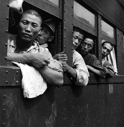 China: Second Sino-Japanese War (1937-1945). Japanese troops on a troop train in north China. The Second Sino-Japanese War (July 7, 1937 September 9, 1945) was a military conflict fought primarily between the Republic of China and the Empire of Japan. After the Japanese attack on Pearl Harbor, the war merged into the greater conflict of World War II as a major front of what is broadly known as the Pacific War. Although the two countries had fought intermittently since 1931, total war started in earnest in 1937 and ended only with the surrender of Japan in 1945.<br ><br > The war was the result of a decades-long Japanese imperialist policy aiming to dominate China politically and militarily and to secure its vast raw material reserves a Copyright: xxPicturesxFromxHistoryx