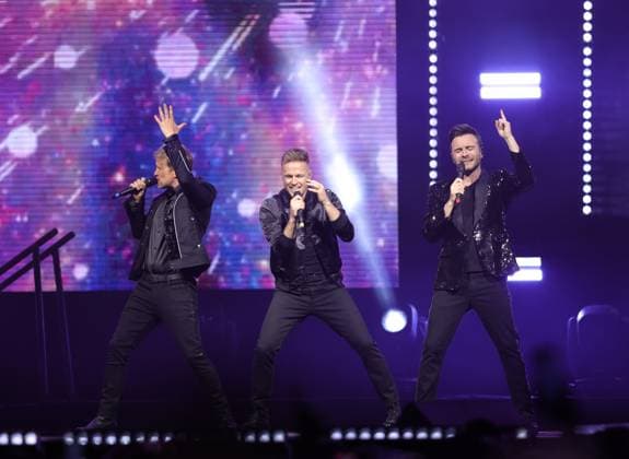 March 22, 2024, Mexico City, Ciudad de Mexico, Mexico: March 22, 2024, Mexico City, Mexico: Nicky Byrne member of te Irish band Westlife performs during The Wild Dreams tour at the Arena CDMX. on March 22, 2024 in Mexico City, Mexico. Mexico City Mexico - ZUMAe321 20240322_zea_e321_012 Copyright: xLuisxMarin xEyepixxGroupx