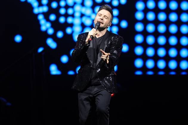 March 22, 2024, Mexico City, Ciudad de Mexico, Mexico: March 22, 2024, Mexico City, Mexico: Shane Filan member of te Irish band Westlife performs during The Wild Dreams tour at the Arena CDMX. on March 22, 2024 in Mexico City, Mexico. Mexico City Mexico - ZUMAe321 20240322_zea_e321_031 Copyright: xLuisxMarin xEyepixxGroupx