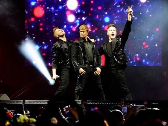 Bilder des Jahres 2024, Entertainment 03 März Entertainment Themen der Woche KW12 Entertainment Bilder des Tages March 22, 2024, Mexico City, Mexico City, Mexico: The Irish band The Westlife during their concert at the Mexico City Arena, on their The Wild Dreams tour..Mexican fans of The Westlife packed the Mexico City Arena, which has a capacity for twenty-two thousand attendees. Mexico City Mexico - ZUMAn296 20240322_zip_n296_006 Copyright: xJorgexNunezx