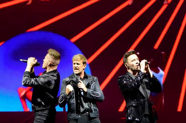 March 22, 2024, Mexico City, Mexico City, Mexico: The Irish band The Westlife during their concert at the Mexico City Arena, on their The Wild Dreams tour..Mexican fans of The Westlife packed the Mexico City Arena, which has a capacity for twenty-two thousand attendees. Mexico City Mexico - ZUMAn296 20240322_zip_n296_009 Copyright: xJorgexNunezx