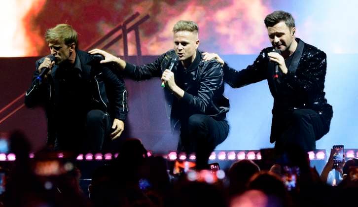 March 22, 2024, Mexico City, Mexico City, Mexico: The Irish band The Westlife during their concert at the Mexico City Arena, on their The Wild Dreams tour..Mexican fans of The Westlife packed the Mexico City Arena, which has a capacity for twenty-two thousand attendees. Mexico City Mexico - ZUMAn296 20240322_zip_n296_008 Copyright: xJorgexNunezx