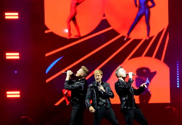 March 22, 2024, Mexico City, Mexico City, Mexico: The Irish band The Westlife during their concert at the Mexico City Arena, on their The Wild Dreams tour..Mexican fans of The Westlife packed the Mexico City Arena, which has a capacity for twenty-two thousand attendees. Mexico City Mexico - ZUMAn296 20240322_zip_n296_013 Copyright: xJorgexNunezx