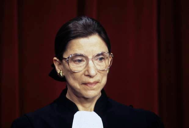 Clinton Names Ginsburg to the Supreme Court Associate Justice of the Supreme Court Ruth Bader Ginsburg poses for an official photo at the United States Supreme Court in Washington, DC on December 3, 1993. Credit: Ron Sachs CNP Washington District of Columbia United States of America EDITORIAL USE ONLY Copyright: xx 061493_Clinton-Ginsburg_014 RonxSachsx cnpphotos137778