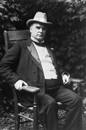 WILLIAM McKINLEY (1843-1901). 25th President of the United States. Photographed in 1896.  Copyright: xGRANGERx xGRANGERx 0090054