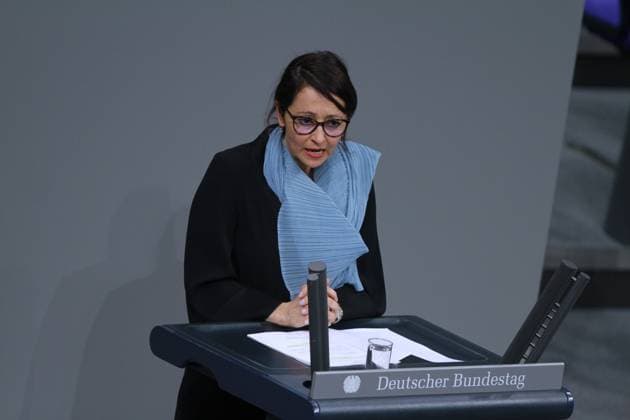 Berlin, Deutschland, 20.03.2024: Deutscher Bundestag: 159. Bundestagssitzung: Felor Badenberg, parteilose Berliner Senatorin für Justiz und Verbraucherschutz *** Berlin, Germany, 20 03 2024 German Bundestag 159 Bundestag session Felor Badenberg, non-party Berlin Senator for Justice and Consumer Protection Copyright: xdtsxNachrichtenagenturx dts_33119