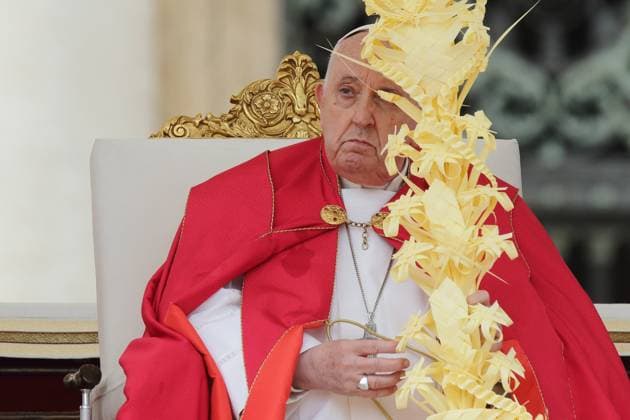 News Themen der Woche KW12 News Bilder des Tages March 24, 2024 - POPE FRANCIS celebrates Pal Sunday Mass inSt. Peter s Square at the Vatican. - Vatican City State EvandroInetti_via ZUMA Wire Vatican City State - ZUMAi15_ 20240324_zaf_i15_002 Copyright: xEvandroxInettix