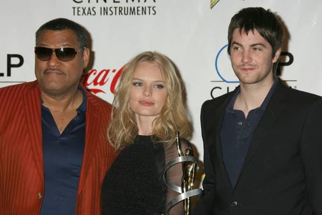 2008 ShoWest Awards Ceremony 13 March 2008 - Las Vegas, Nevada - Laurence Fishburn with Kate Bosworth and Jim Sturgess. 2008 ShoWest Awards Ceremony held at the Paris Las Vegas Hotel. ShoWest is the official convention of the National Association of Theatre Owners. Photo Credit: Russ Elliot AdMedia Las Vegas NV United States EDITORIAL USE ONLY  Copyright: xx RussxElliotx admphotos276330