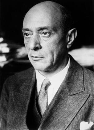 ARNOLD SCHOENBERG (1874-1951). Austrian composer.  Copyright: xGRANGERx xGRANGERx 0124980