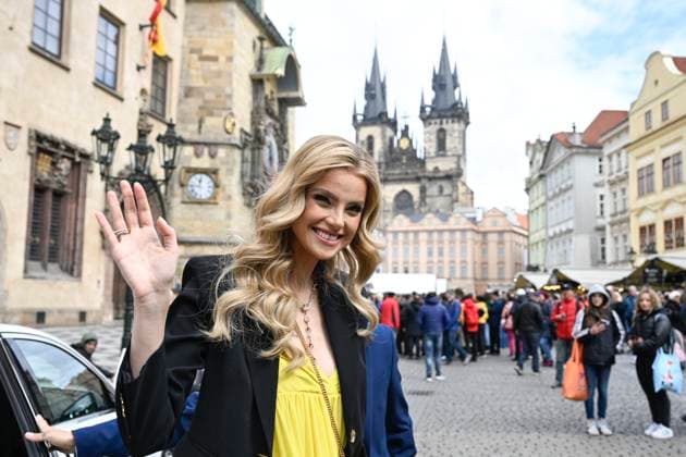 Bilder des Jahres 2024, Entertainment 03 März Entertainment Themen der Woche KW13 Entertainment Bilder des Tages Winner of the international beauty contest Miss World Krystyna Pyszkova attends a press conference at Prague s Old Town Hall, Czech Republic, March 25, 2024. (CTKxPhoto MichalxKamaryt) CTKPhotoP2024032504190  CTKPhotoP2024032504190