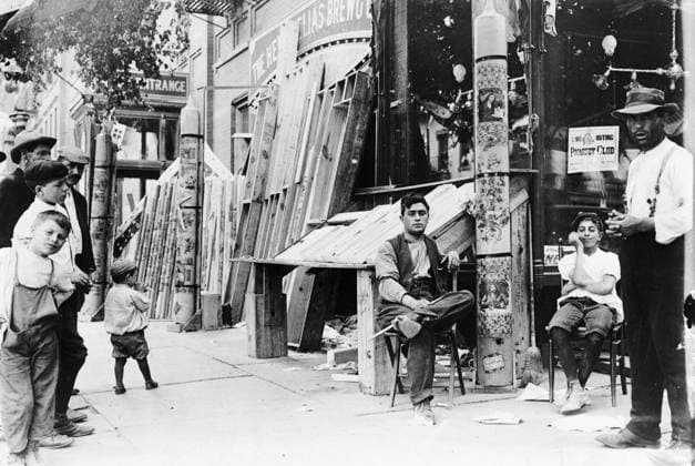 NEW YORK: LITTLE ITALY, c1908. Italian festival in Little Italy, New York City. Photograph, c1908.  Copyright: xGRANGERx xGRANGERx 0130829