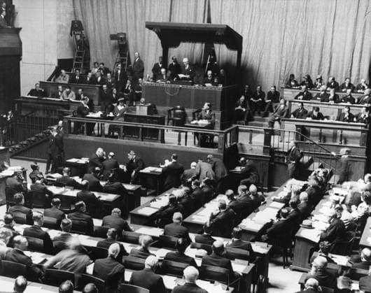 LEAGUE OF NATIONS, 1924. Opening session of the Fifth Assembly of the League of Nations in the Hall of the Reformation, Geneva, Switzerland, 1 September 1924. Acting president Paul Hymans, the Belgian Minister of Foreign Affairs, is speaking from the podium.  Copyright: xGRANGERx xGRANGERx 0176252
