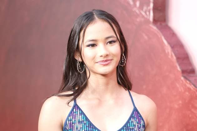March 25, 2024, Los Angeles, California, USA: LOS ANGELES, CA - MARCH 25, 2024: Kaylee Hottle at the Warner Bros. Premiere of Godzilla X Kong: The New Empire at the TCL Chinese Theatre IMAX. Los Angeles USA - ZUMAg107 20240325_zep_g107_116 Copyright: xNinaxPrommerx