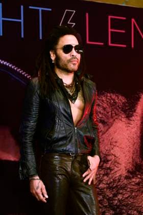 March 26, 2024, Mo Xico City, Mexico City, Mexico: American artist Lenny Kravitz during his meeting with the media at the presentation of his new album Blue electric light , on Tuesday, March 26 in Mexico City. Mo Xico City Mexico - ZUMAn296 20240326_zip_n296_006 Copyright: xJorgexNunezx