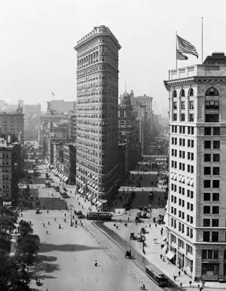 NEW YORK CITY, c1908. The Flatiron Building in New York City. Photograph, c1908.  Copyright: xGRANGERx xGRANGERx 0369966