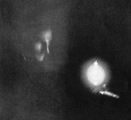 NIKOLA TESLA (1856-1943). Serbian-American electrician and inventor. The first photograph exposed by phosphorescent light; the exposure time was eight minutes. Photograph, January 1894.  Copyright: xGRANGERx xGRANGERx 0525825