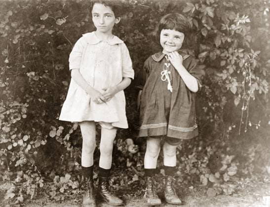 WWI: REFUGEES, c1918. French refugee children at the sanitarium maintained by the American Red Cross at Hachette near Paris, France. Photograph, c1918.  Copyright: xGRANGERx xGRANGERx 0527984