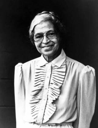 ROSA PARKS (1913-2005). American civil rights activist. Photograph, c1985.  Copyright: xGRANGERx xGRANGERx 0528089