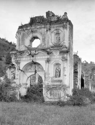 RUINS, c1920. Ruins of a church or monastery, probably in Guatemala. Photograph by Arnold Genthe, c1920.  Copyright: xGRANGERx xGRANGERx 0528339