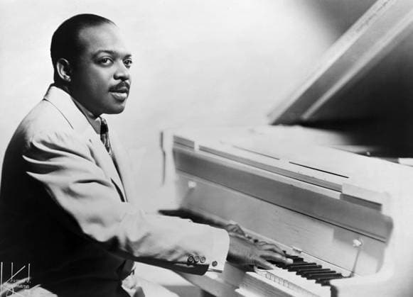 COUNT BASIE (1904-1984). American musician and orchestra leader. Photograph by James Kriegsmann, 1955.  Copyright: xGRANGERx xGRANGERx 0622295