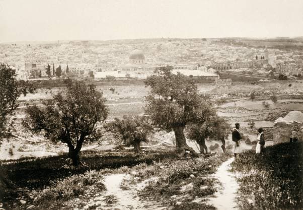 JERUSALEM, c1862. View of Jerusalem, from the Mount of Olives. Photograph by Francis Frith, c1862.  Copyright: xGRANGERx xGRANGERx 0636055