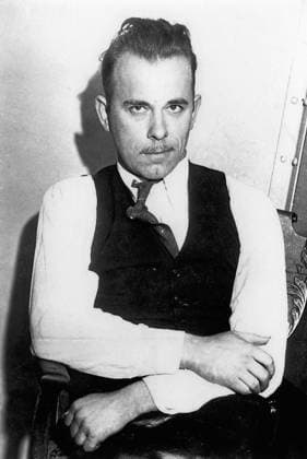 JOHN DILLINGER (1903-1934). American bank robber. Photograph, c1930.  Copyright: xGRANGERx xGRANGERx 0639859