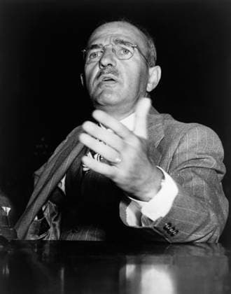HARRY DEXTER WHITE (1892-1948). American government official and Soviet informant. House Un-American Activities Committee, 13 August 1948.  Copyright: xGRANGERx xGRANGERx 0640452