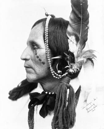NATIVE AMERICAN, 1904. Portrait of a Native American. Photographed by the Emme and Mayme Gerhard at the St. Louis World s Fair, 1904.  Copyright: xGRANGERx xGRANGERx 0640662