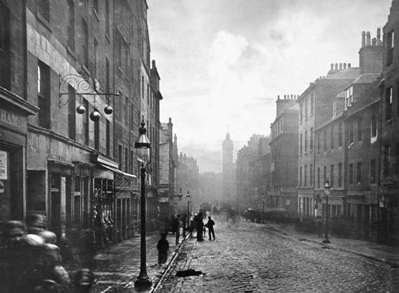 SCOTLAND: GLASGOW, c1870. High Street, from College Open, in Glasgow, Scotland. Photograph by Thomas Annan, c1870.  Copyright: xGRANGERx xGRANGERx 0641977