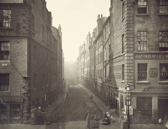 SCOTLAND: GLASGOW, c1870. Bell Street, from High Street, Glasgow, Scotland. Photograph by Thomas Annan, c1870.  Copyright: xGRANGERx xGRANGERx 0641978