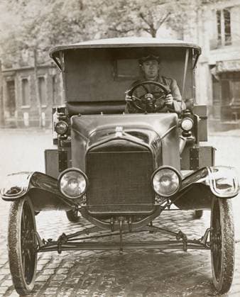 WWI: AMBULANCE, 1918. A Ford ambulance used at the front in France. Photograph, 1918.  Copyright: xGRANGERx xGRANGERx 0646312