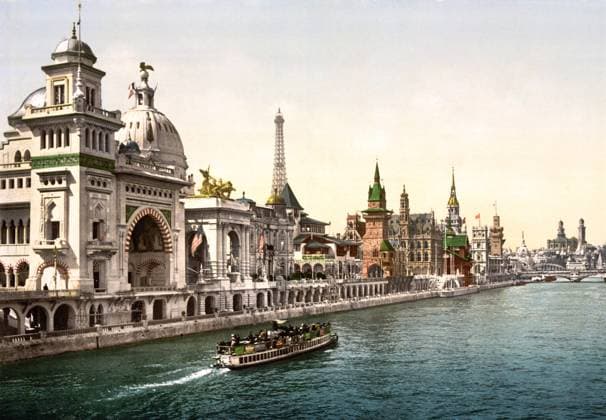 PARIS EXPOSITION, 1900. The Pavilions of the Nations at the Exposition Universalle of 1900 in Paris, France. Photochrome, c1900.  Copyright: xGRANGERx xGRANGERx 0648659
