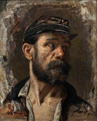 FORSBERG: COMMUNARD, c1871. A Communard. Oil on canvas by Nils Forsberg, c1871.  Copyright: xGRANGERx xGRANGERx 0649403