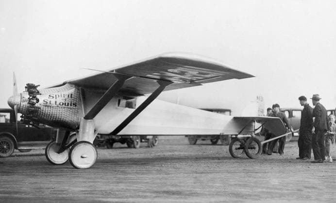 SPIRIT OF ST. LOUIS, c1927. Charles A. Lindbergh s The Spirit of St. Louis. Photograph, c1927.  Copyright: xGRANGERx xGRANGERx 0651286