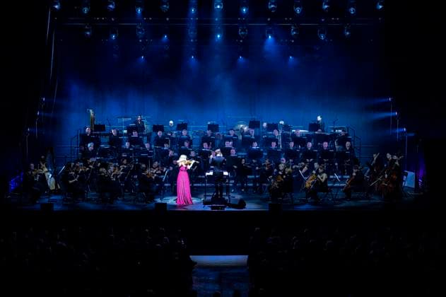 Konzert The Music of Hans Zimmer & John Williams mit dem Kyiv Camerata & National Presidential Orchestra unter der Leitung von Robert Emery in der Messehalle. Erfurt, 28.03.2024