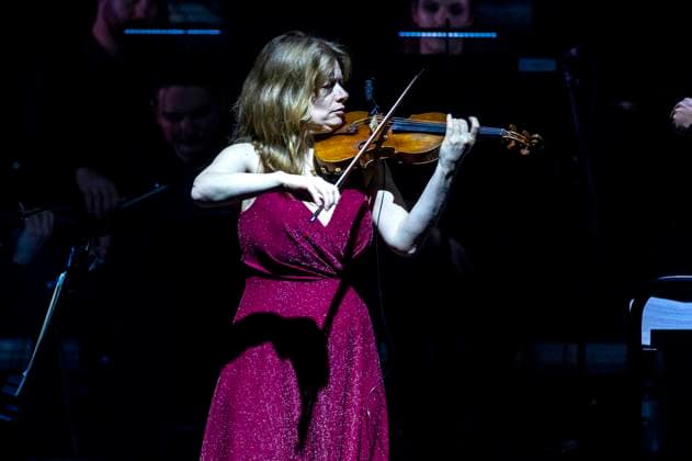 Bogdana Pivnenko Bohdana Piwnenko beim Konzert The Music of Hans Zimmer & John Williams mit dem Kyiv Camerata & National Presidential Orchestra in der Messehalle. Erfurt, 28.03.2024