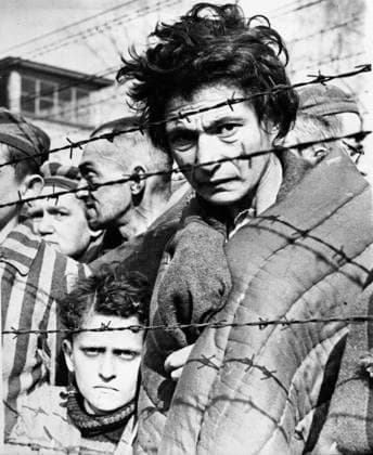 World War II 1939-1945 5696965 27.01.1945 World War II (1939-1945). German occupation of Poland (September 1939 - January 1945). Auschwitz (Oswiecim) concentration camp. On 27 January, 1945, the Soviet troops liberated a total of 7,500 Auschwitz survivors. Vladimir Osventsim Poland  Copyright: xVladimirx
