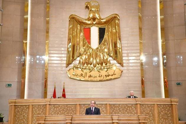 News Themen der Woche KW14 News Bilder des Tages Egyptian President Abdel Fattah El-Sisi takes the constitutional oath for a new presidential term Egyptian President Abdel Fattah El-Sisi takes the constitutional oath for a new presidential term at the House of Representatives headquarters in the New Administrative Capital, Egypt, on April 02, 2024. Photo by Egyptian President Office apaimages Cairo Cairo Egypt 020424_Egypt_EPO_1_00(3) Copyright: xapaimagesxEgyptianxPresidentxOfficex xapaimagesx