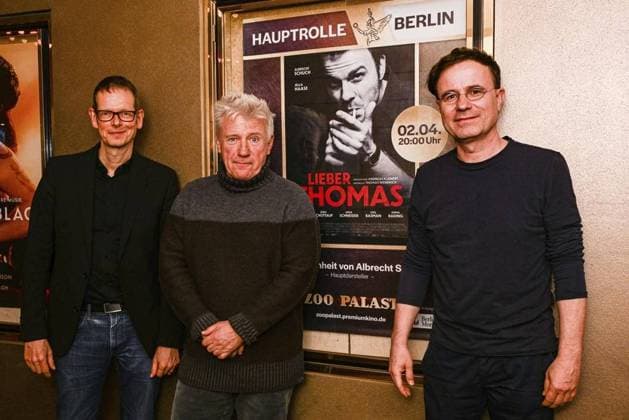 Entertainment Themen der Woche KW14 Hauptrolle Berlin: Lieber Thomas als Gast: Darsteller Jörg Schüttauf und Drehbuchautor Thomas Wendrich ** NUR FÜR REDAKTIONELLE ZWECKE ** EDITORIAL USE ONLY **<p>Hauptrolle Berlin: Lieber Thomas als Gast: Darsteller Jörg Schüttauf und Drehbuchautor Thomas Wendrich, fotografiert am 02.04.2024 in Berlin. Deutschland Berlin Berlin Copyright: MaurizioxGambarini *** Leading role Berlin Dear Thomas as guest actor Jörg Schüttauf and screenwriter Thomas Wendrich FOR EDITORIAL PURPOSES ONLY EDITORIAL USE ONLY p Leading role Berlin Dear Thomas as guest actor Jörg Schüttauf and screenwriter Thomas Wendrich, photographed on 02 04 2024 in Berlin Germany Berlin Berlin Copyright MaurizioxGambarini Copyright: MaurizioxGambarini doc7utsewvfp3s8vlfngu2 ,EDITORIAL USE ONLY