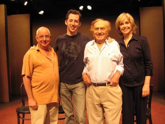 REHEARSALS OF ENTER LAUGHING AT THE YORK THEATRE, NEW YORK MICHAEL TUCKER AND JOSH GRISETTI AND JOSEPH STEIN AND JILL EIKENBERRY DURING REHEARSALS OF ENTER LAUGHING AT THE YORK THEATRE, NEW YORK. 27 AUGUST 2008. UAR , Credit:Aubrey Reuben Avalon 0542969147