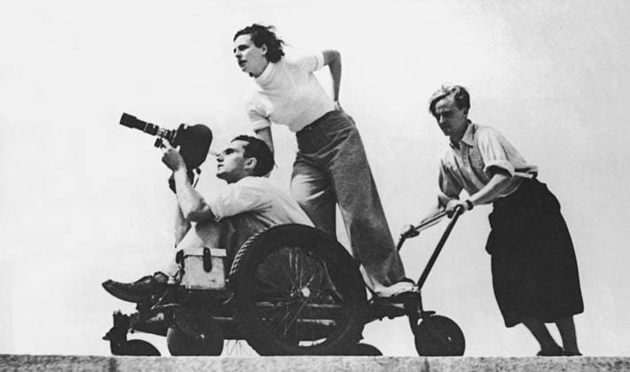 Germany: Leni Riefenstahl (1902-2003), Berlin, 1934-35 Helene Bertha Amalie Leni Riefenstahl (22 August 1902 8 September 2003) was a German film director, producer, screenwriter, editor, photographer, actress, dancer, and propagandist for the Nazis. Copyright: xxPicturesxFromxHistoryx