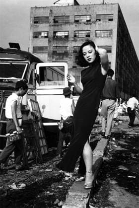 Japan: The actress and subsequently politician Yoshiko Yamaguchi, aka Yoshiko Otaka, Li Xianglan and Shirley Yamaguchi (1920-2014), Ken Domon (1909 - 1990), 1949 Ken Domon (25 October 1909 15 September 1990) is one of the most renowned Japanese photographers of the 20th century. He is most celebrated as a photojournalist, though he may have been most prolific as a photographer of Buddhist temples and statuary.<br ><br > Yoshiko Yamaguchi (12 February 1920 7 September 2014) was a Chinese-born Japanese actress and singer who made a career in China, Japan, Hong Kong, and the United States.<br ><br > Early in her career, the Manchukuo Film Association concealed her Japanese origin and she went by the Chinese name Li Xianglan, rende Copyright: xxPicturesxFromxHistoryx