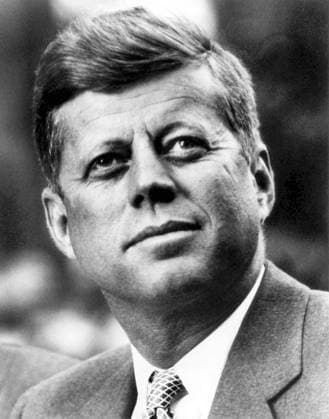 USA: John Fitzgerald Jack Kennedy (1917 1963) was the 35th President of the United States, serving from 1961 until his assassination in 1963. Official White House photographic portrait, February 20, 1961 After military service during World War II in the South Pacific, Kennedy represented Massachusetts s 11th congressional district in the U.S. House of Representatives from 1947 to 1953 as a Democrat. Thereafter, he served in the U.S. Senate from 1953 until 1960.<br ><br > Kennedy defeated then Vice President and Republican candidate Richard Nixon in the 1960 U.S. presidential election. He was the youngest elected to the office, at the age of 43, the second-youngest President (after Theodore Roosevelt), and the first president to have Copyright: xxPicturesxFromxHistoryx