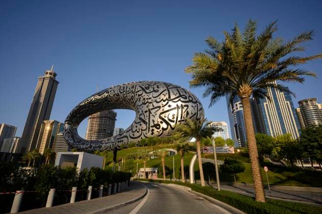 Museum of the Future - Dubai - Vereinigte Arabische Emirate, 09.01.2024 *** Museum of the Future Dubai United Arab Emirates, 09 01 2024