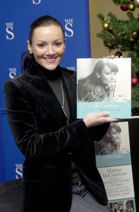 MARTINE MCCUTCHEON PROMOTING AND SIGNING COPIES OF HER NEW BOOK BEHIND THE SCENES: A PERSONNEL DIARY AT WHSMITHS IN BRENT CROSS, LONDON MARTINE MCCUTCHEON PROMOTING AND SIGNING COPIES OF HER NEW BOOK BEHIND THE SCENES: A PERSONNEL DIARY AT WHSMITHS IN BRENT CROSS, LONDON. 25 OCTOBER 2003. PICTURES: , Credit:Barry Clack Avalon 0543258772