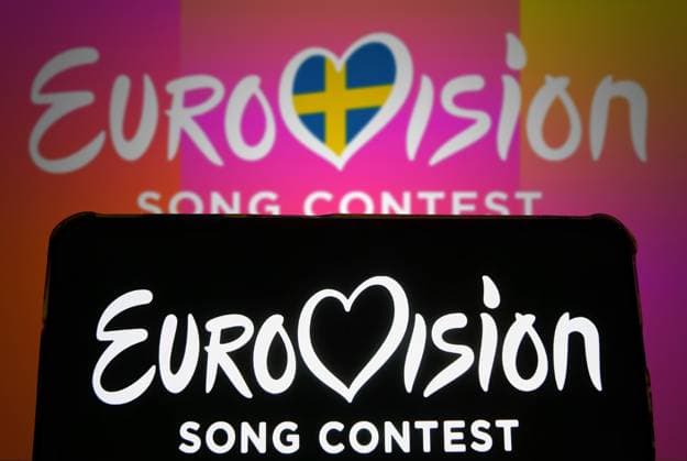 Photo illustration, Eurovision Song Contest 2024 in Ukraine - 26 Feb 2024 In this photo illustration, Eurovision Song Contest 2024 (ESC) logo is seen on a smartphone and a pc screen. The Eurovision Song Contest 2024 is scheduled to take place in May 2024 in Malmo Sweden. Ukraine Copyright: xAleksandrxGusevx xSOPAxImagesx Oleksandr-Gusev-Eurovision-04042024(3)