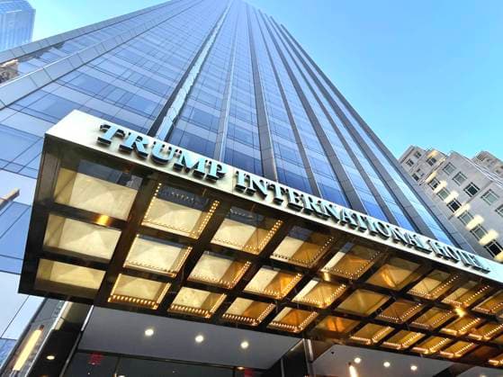 RECORD DATE NOT STATED Trump International Hotel, New York City Trump International Hotel, located at 1 Central Park West in New York City, is a property owned by The Trump Organization founded by Donald Trump. It is a chain of luxury hotels located in major cities and resort destinations around the world. Copyright: DebxCohn-Orbach 4067_48_DCO24_3_7800
